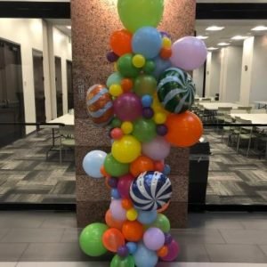 Themed Organic Balloon Column