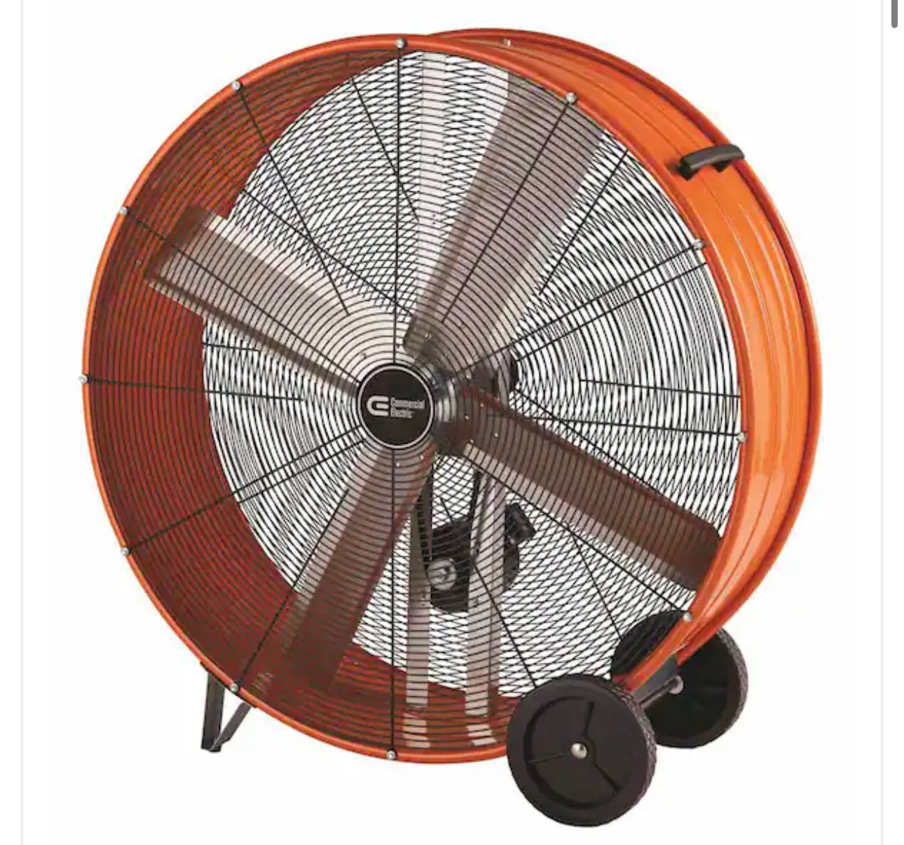 Heavy duty fan
