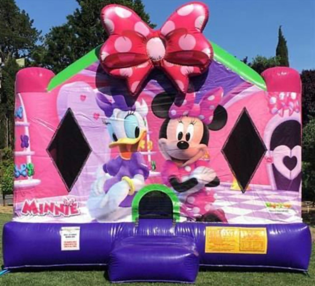 Minnie Mouse bounce house